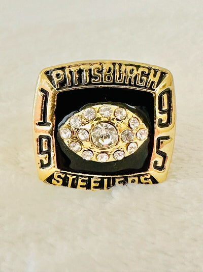 1995 Pittsburgh Steelers Ring - AFC Championship Replica, USA SHIP - EB Sports Champion's Cache