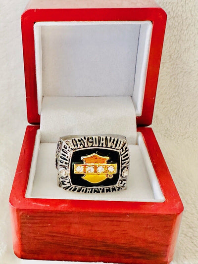 Harley Davidson - FXDB Ring: HOG, USA SHIP With box - EB Sports Champion's Cache