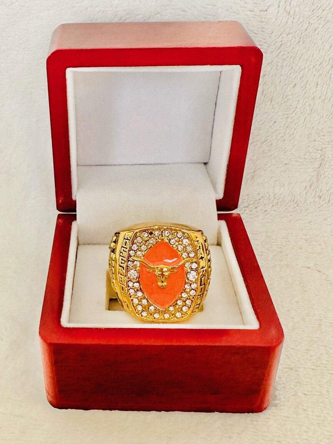 2005 University Of Texas LONGHORNS Rose Bowl Championship Ring W Box, US SHIP - EB Sports Champion's Cache