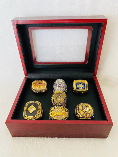 Baltimore Ultimate Collection Championship Ring SET W Box, US Ship NFL/MLB - EB Sports Champion's Cache