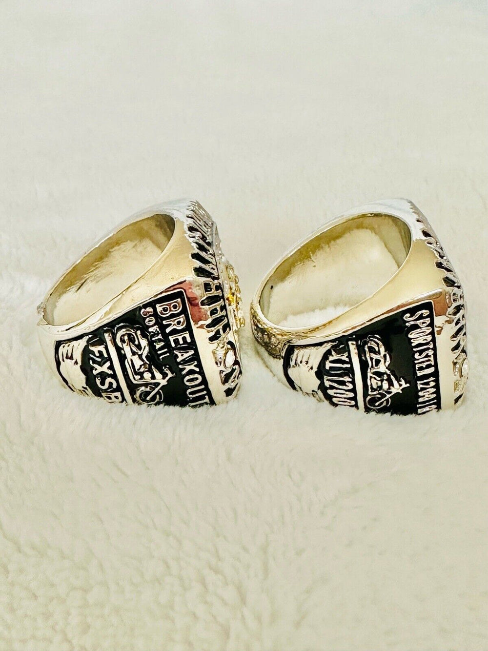 2 PCS Harley Davidson Ring: Breakout Softail/Sportster HOG, USA SHIP - EB Sports Champion's Cache