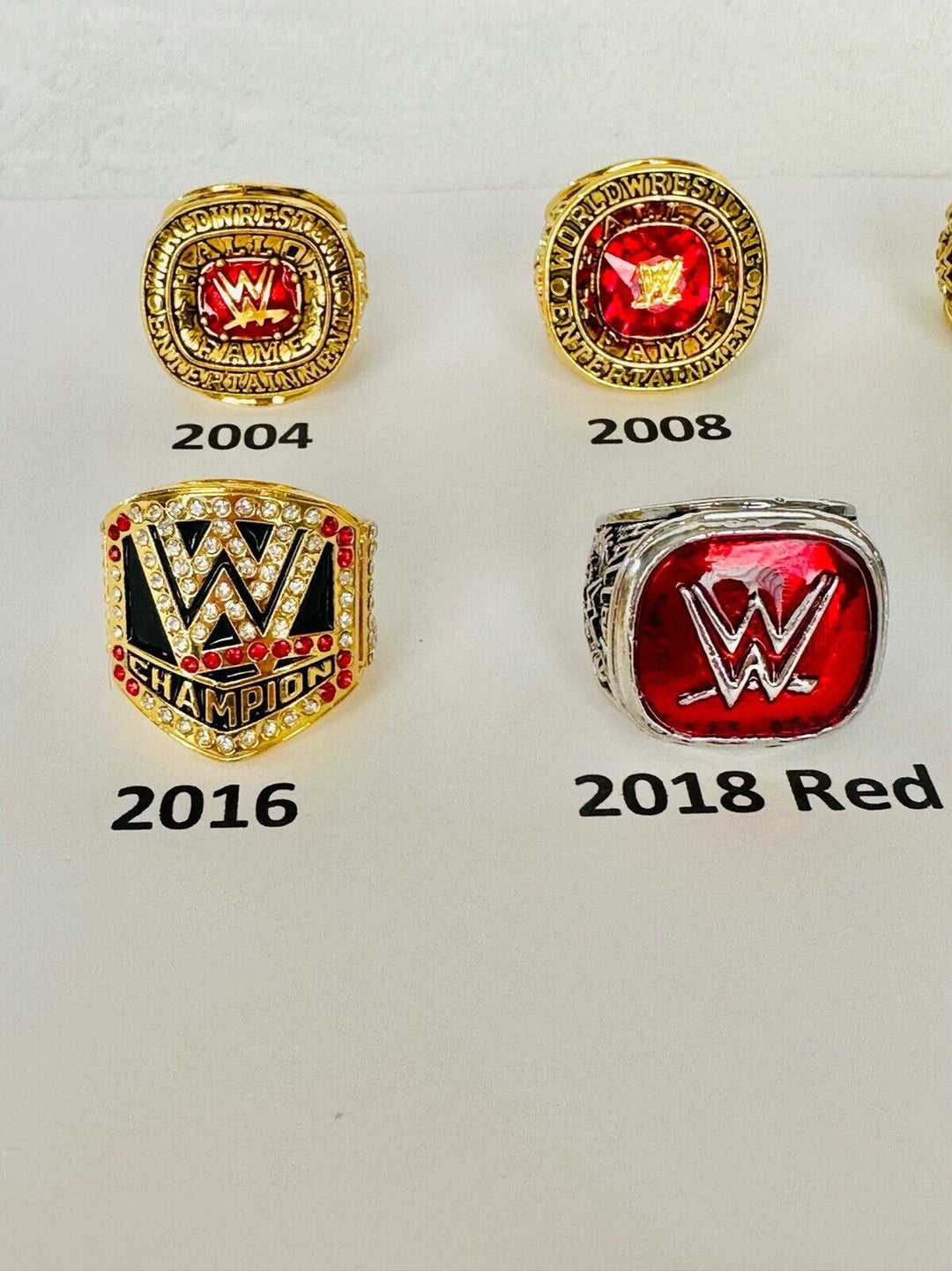 WWE World Wrestling Hall Of Fame Championship Ring, US SHIP  PICK YOUR RING!!!! - EB Sports Champion's Cache