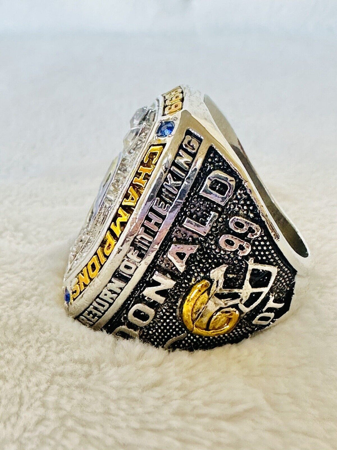 2021 LA Rams Championship Ring, Donald, US SHIP - EB Sports Champion's Cache