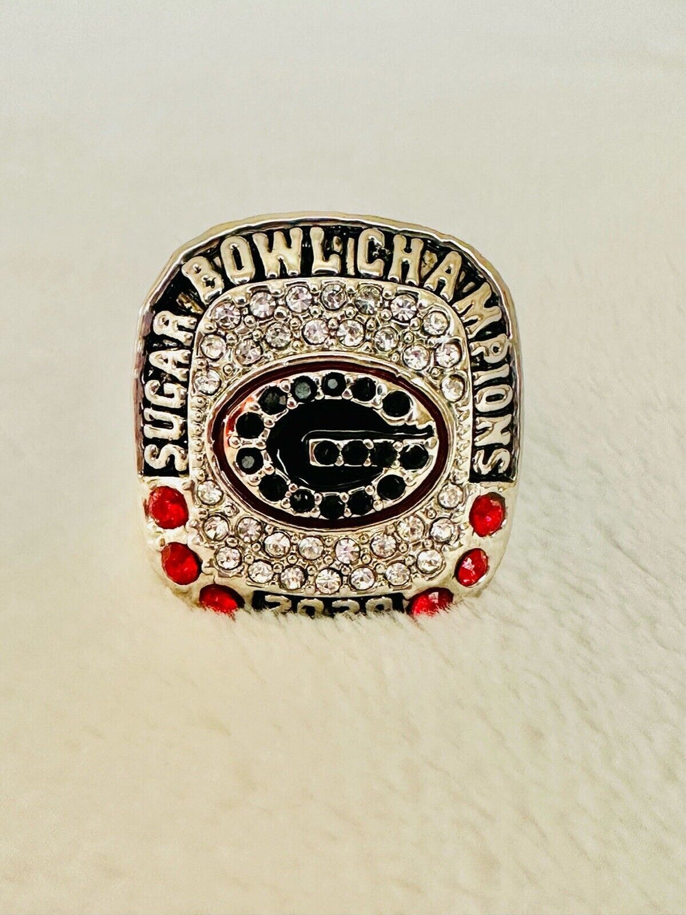 2020 Georgia Bulldogs Sugar Bowl Championship Ring W Box, US SHIP - EB Sports Champion's Cache