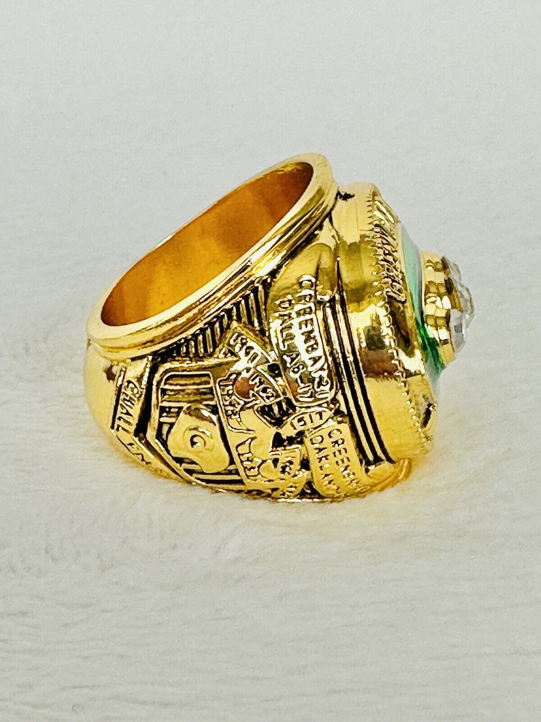 1967 Green Bay Packers Championship Replica Ring W Box, US SHIP - EB Sports Champion's Cache