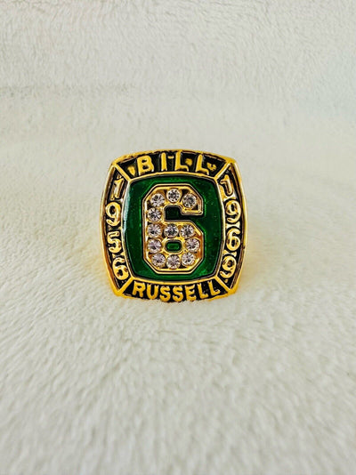 Bill Russell BOSTON CELTICS No. 6 Men's Basketball Hall of Fame Ring,  SHIP - EB Sports Champion's Cache