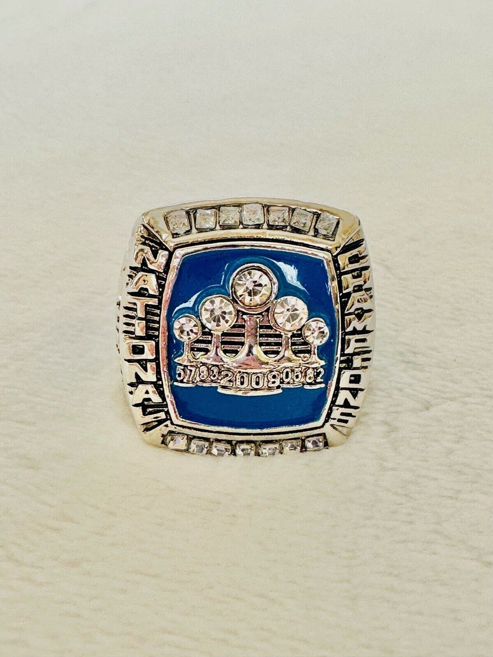 2009 North Carolina Tarheels NCAA SP Brass Championship Ring, US Ship - EB Sports Champion's Cache