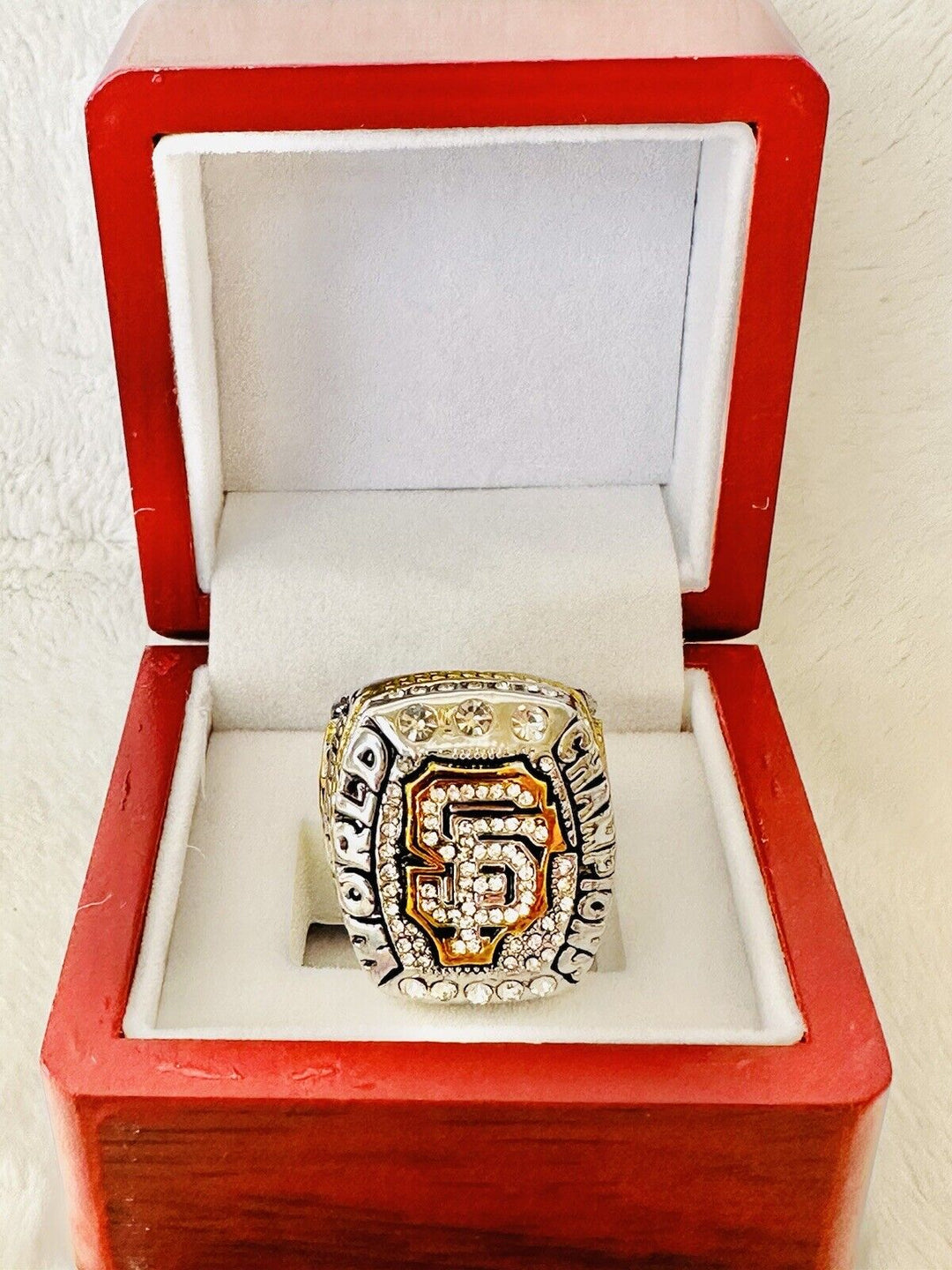 2014 San Francisco Giants World Series Championship Ring W Box,  SHIP - EB Sports Champion's Cache