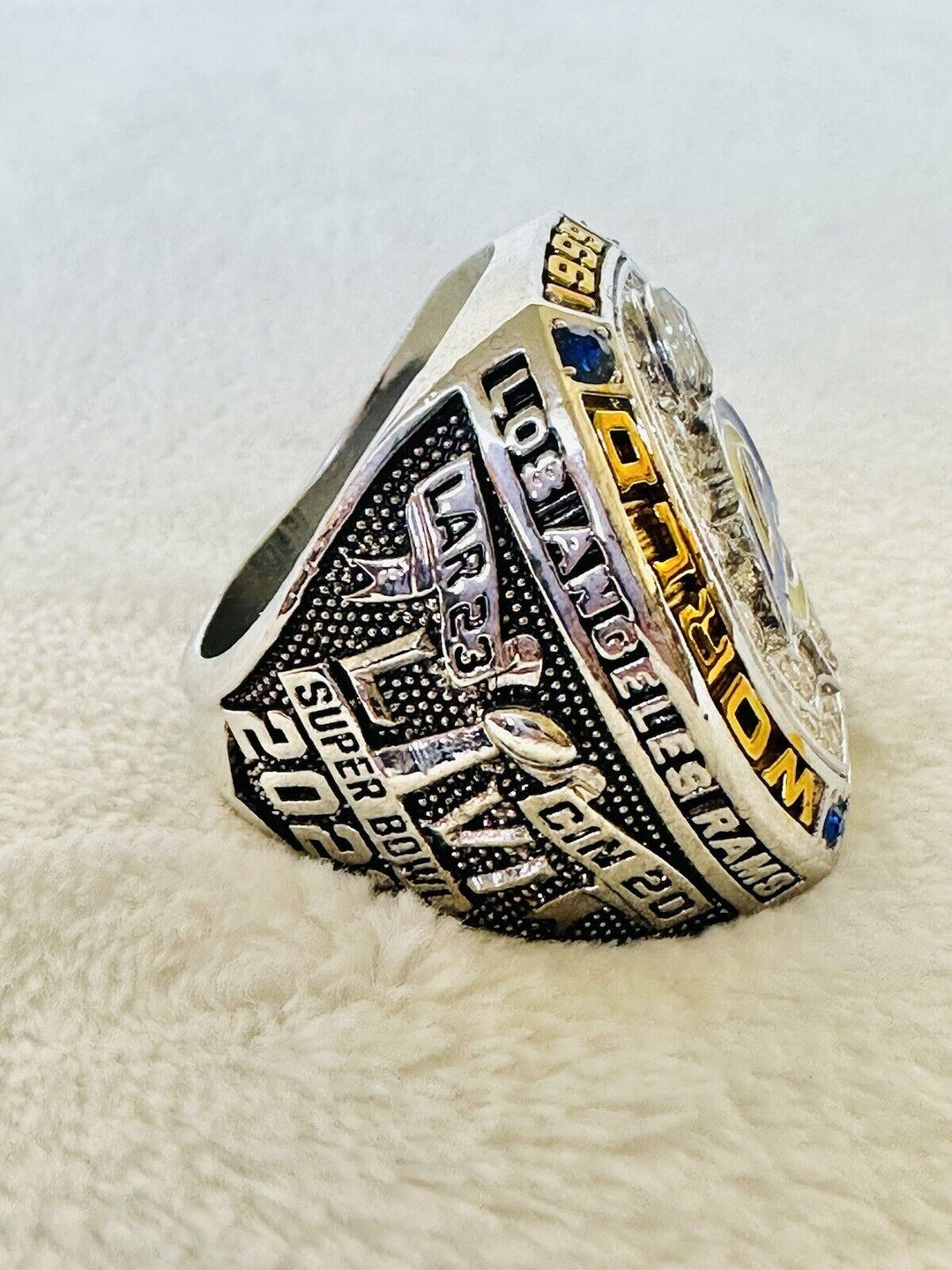 2021 LA Rams Championship Ring, Beckham, US SHIP - EB Sports Champion's Cache