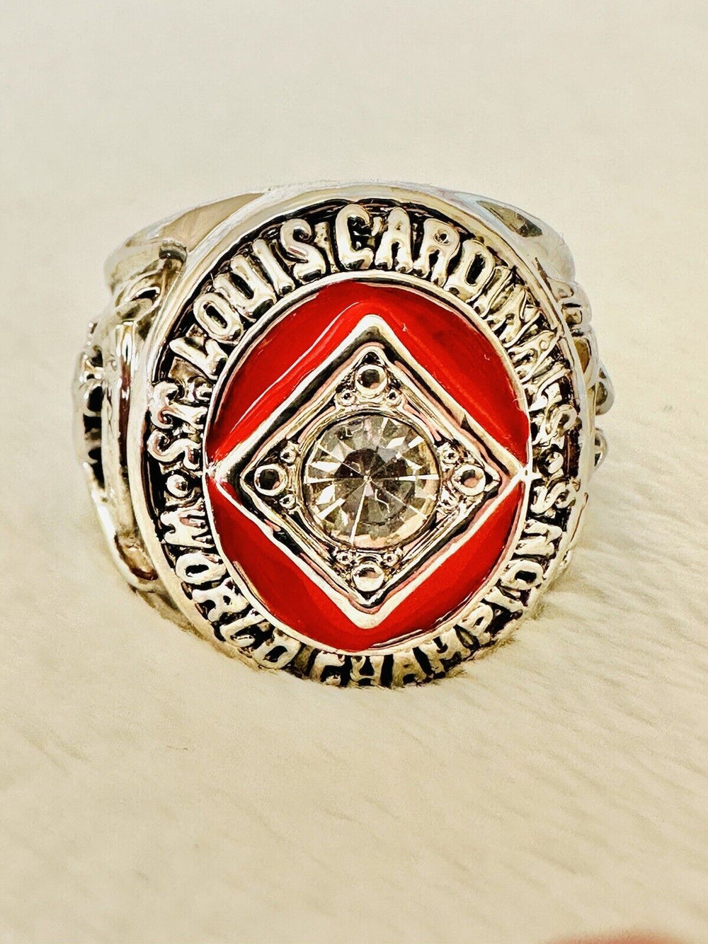 1964 St Louis Cardinals World Series Championship Ring W Box,  SHIP - EB Sports Champion's Cache