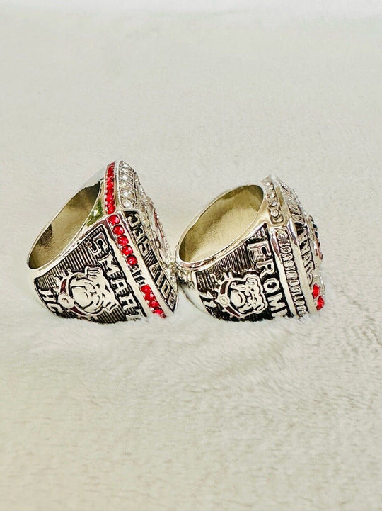 2 PCS Georgia Bulldogs Championship Ring, US SHIP 2017/20 - EB Sports Champion's Cache