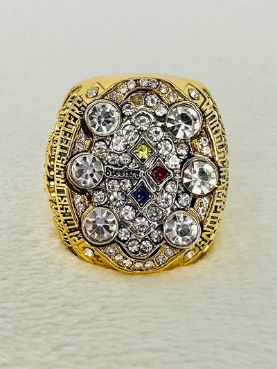 2008 Pittsburgh Steelers Ring - Super Bowl Championship Replica, USA SHIP - EB Sports Champion's Cache