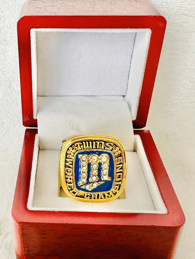 1987 Minnesota Twins World Series Ring W Box,  SHIP - EB Sports Champion's Cache