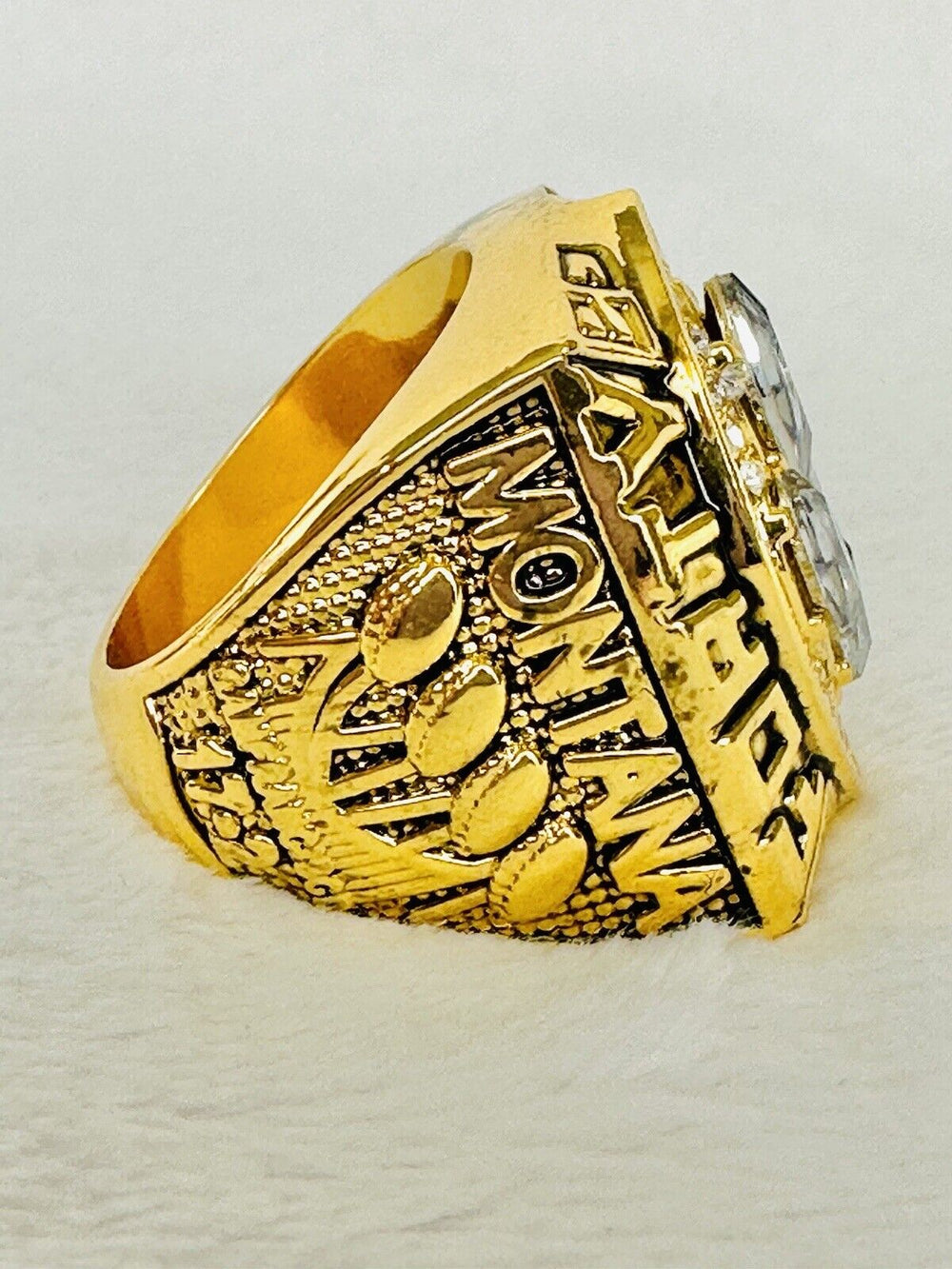 1989 San Francisco 49ers JOE MONTANA Ring - Super Bowl Championship, USA SHIP - EB Sports Champion's Cache