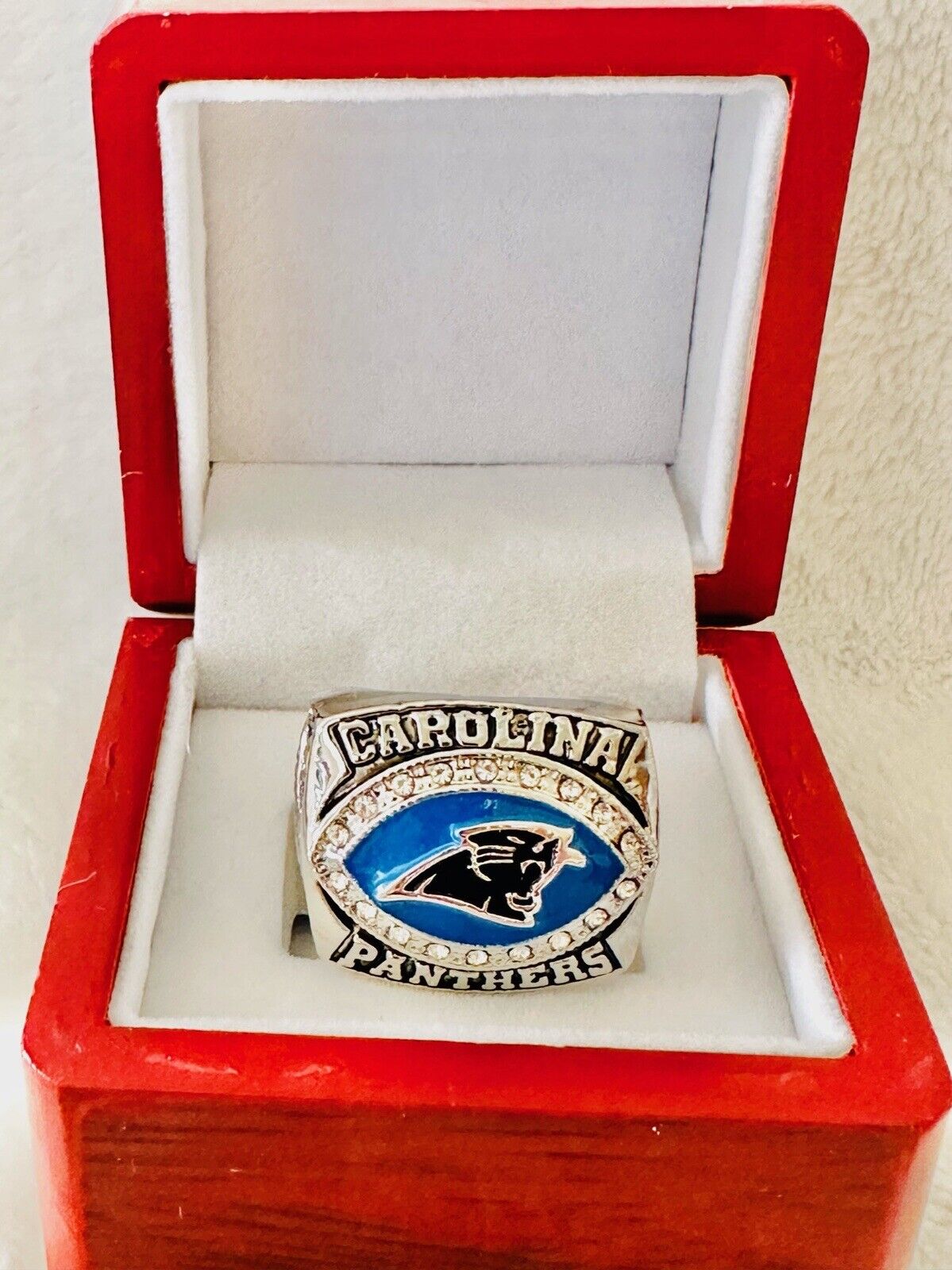 2003 Carolina Panthers NFC Championship Ring W Box- US SHIP - EB Sports Champion's Cache