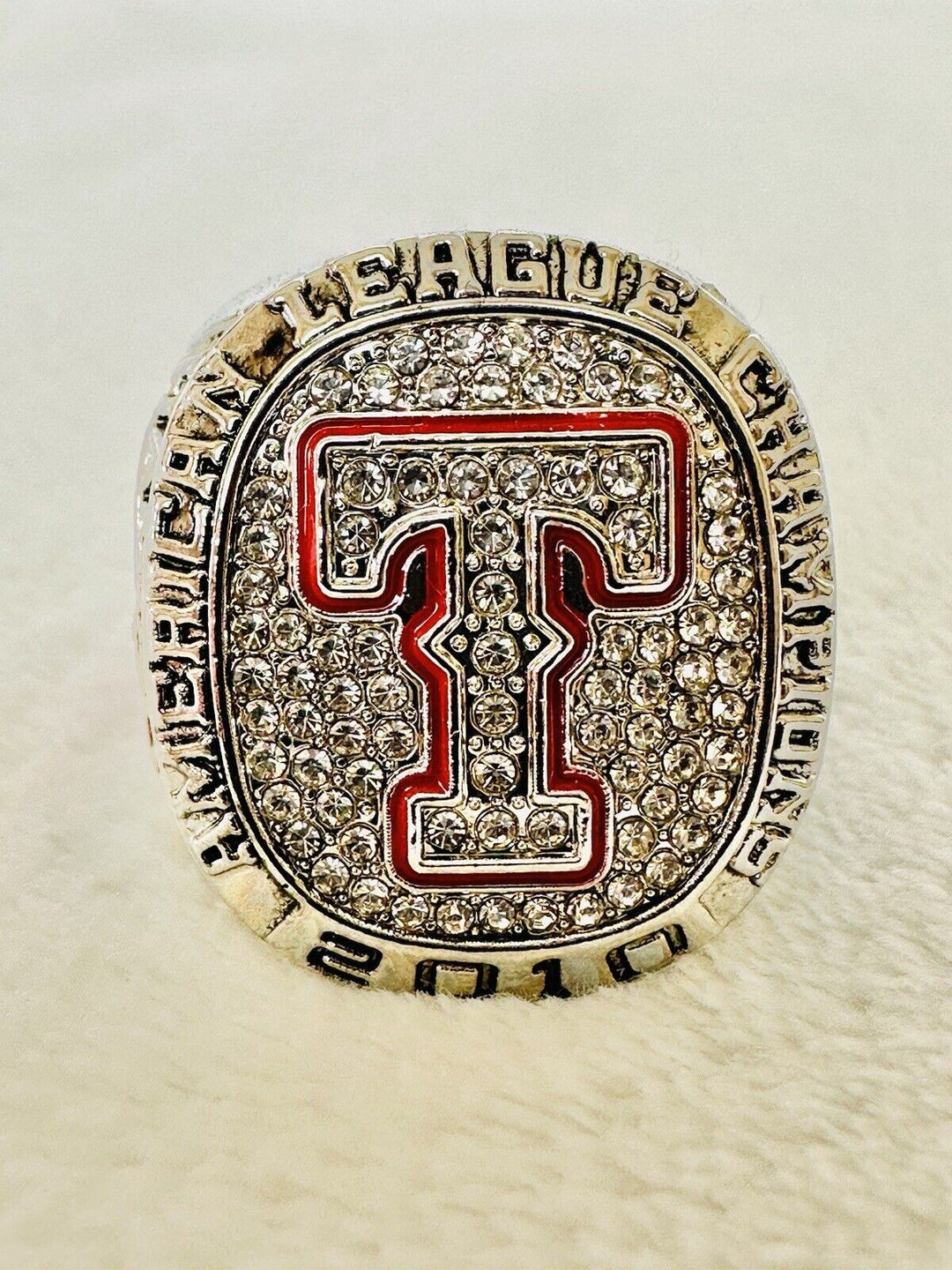 2010 TEXAS RANGERS American League Championship RING,  SHIP - EB Sports Champion's Cache