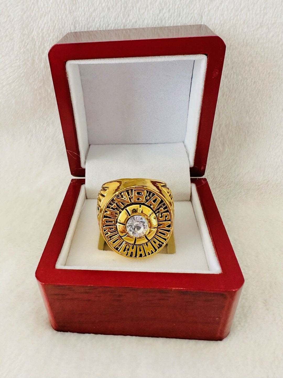 1971 Milwaukee Bucks Ring Kareem Jabbar Championship Ring W Box,  SHIP - EB Sports Champion's Cache