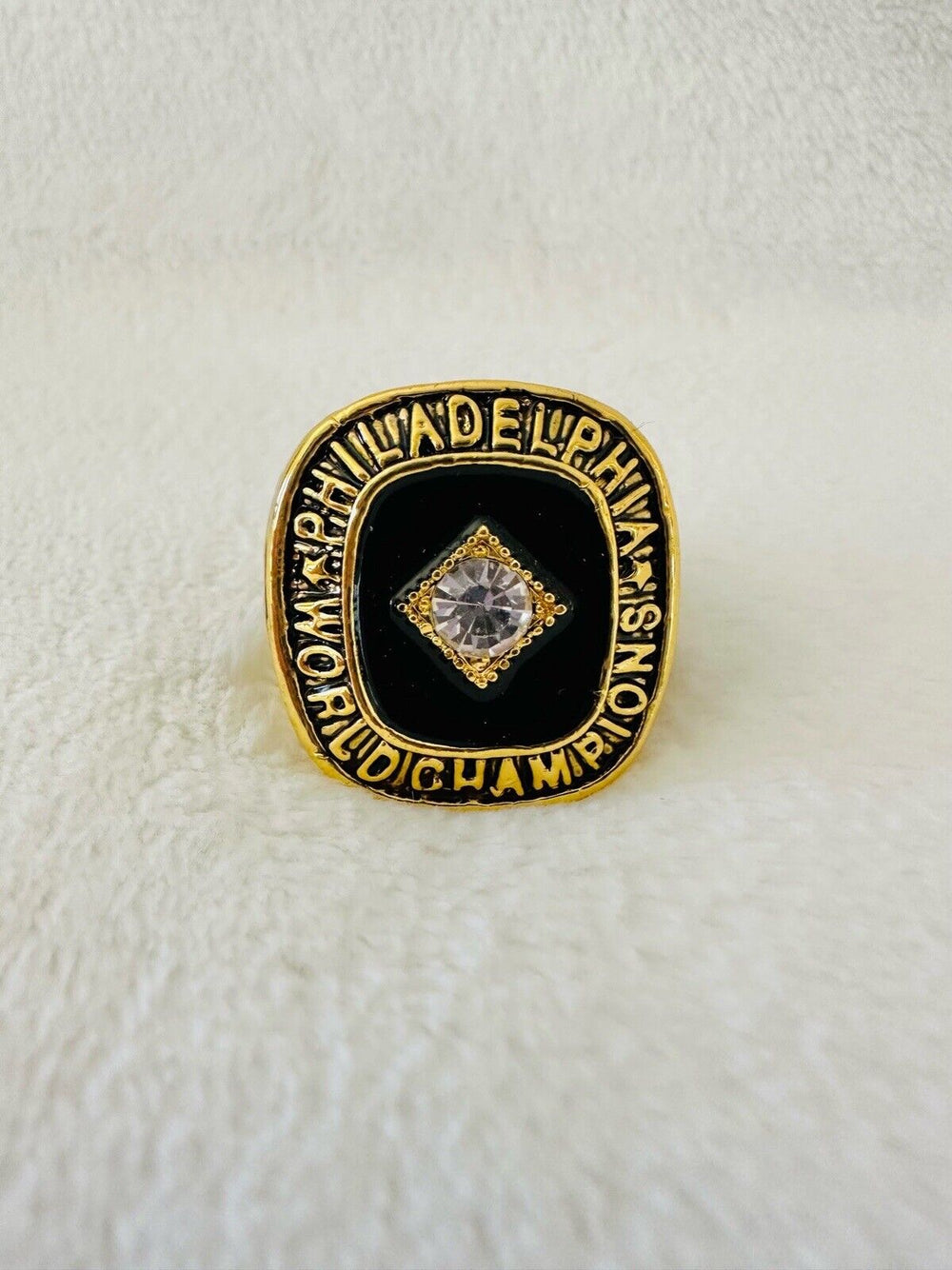 1967 Philadelphia 76ers Championship Ring W Box Replica CHAMBERLAIN,  SHIP - EB Sports Champion's Cache