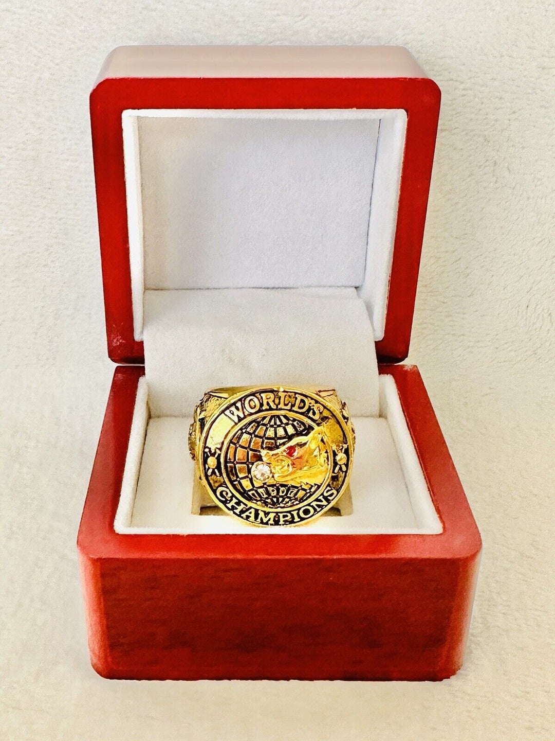 1907 Chicago Cubs World Series Championship Ring W Box,  SHIP - EB Sports Champion's Cache