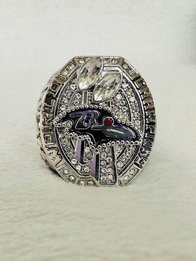 2012 Baltimore Ravens Super Bowl Ring - Joe Flacco, US SHIP - EB Sports Champion's Cache