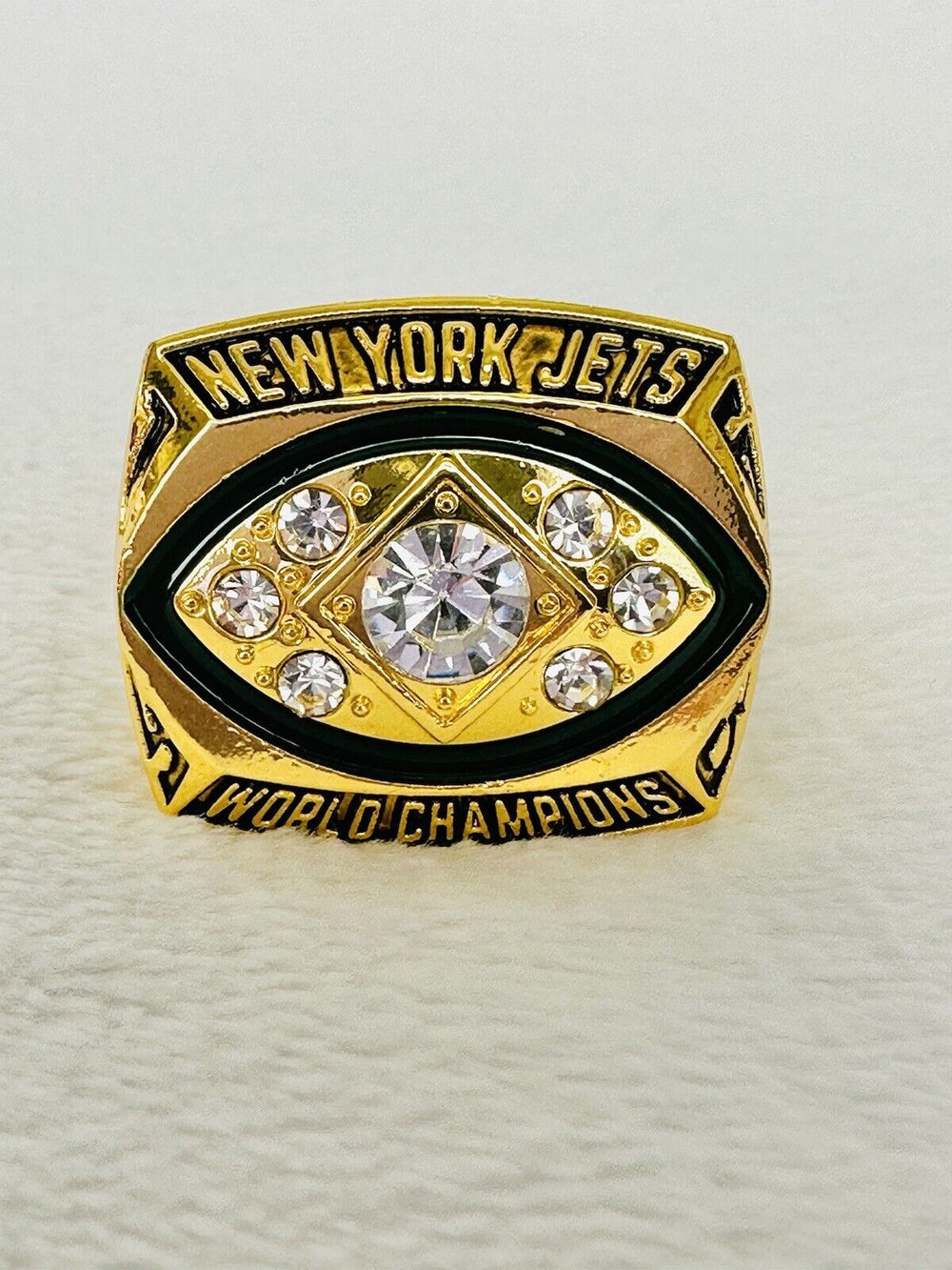 New York Jets 1968 Championship Ring W Box, Namath, US SHIP - EB Sports Champion's Cache