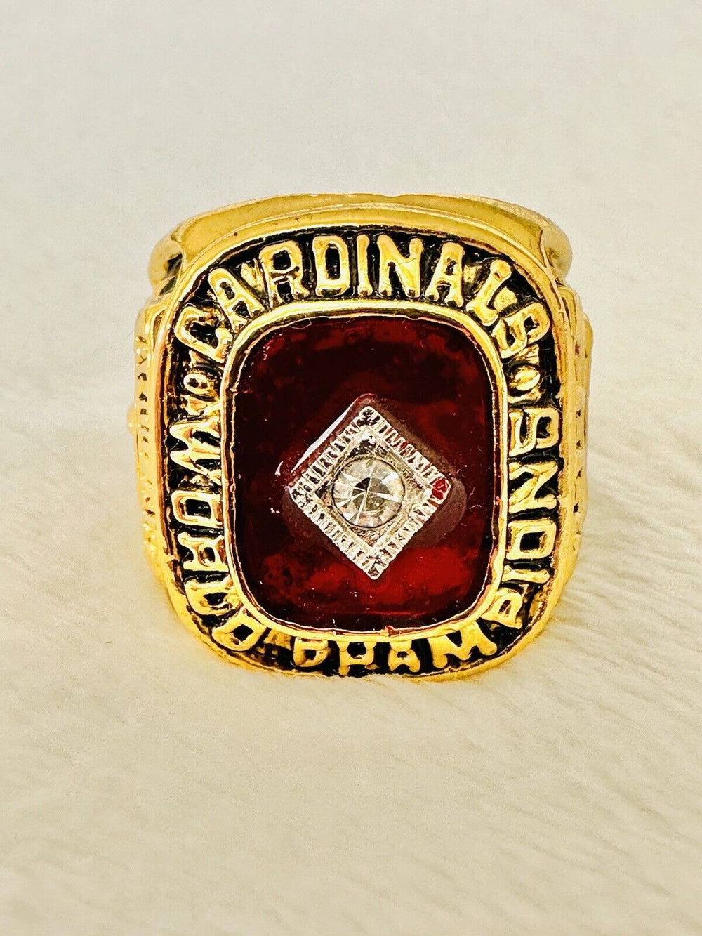 1982 St Louis Cardinals World Series Championship Ring W Box,  SHIP - EB Sports Champion's Cache