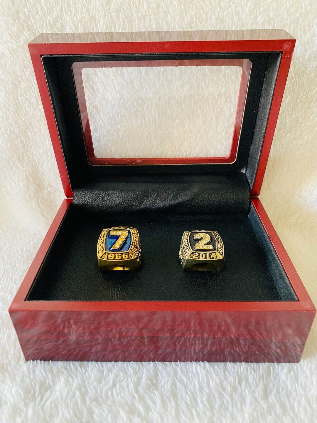 NEW YORK Yankees Greats Jeter Mantle Hall Of Fame Ring W Box Set,  SHIP - EB Sports Champion's Cache