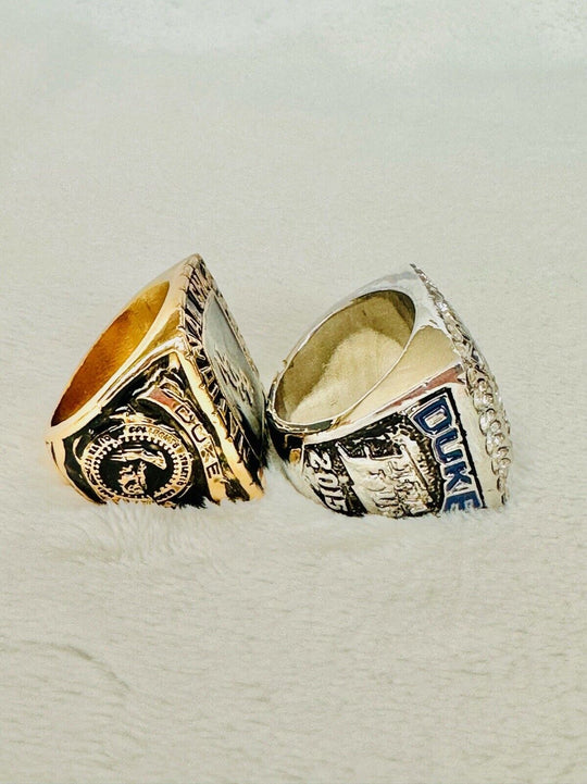 2 PCS Duke Blue Devils National Champions Ring, US SHIP, 1991/2015 - EB Sports Champion's Cache