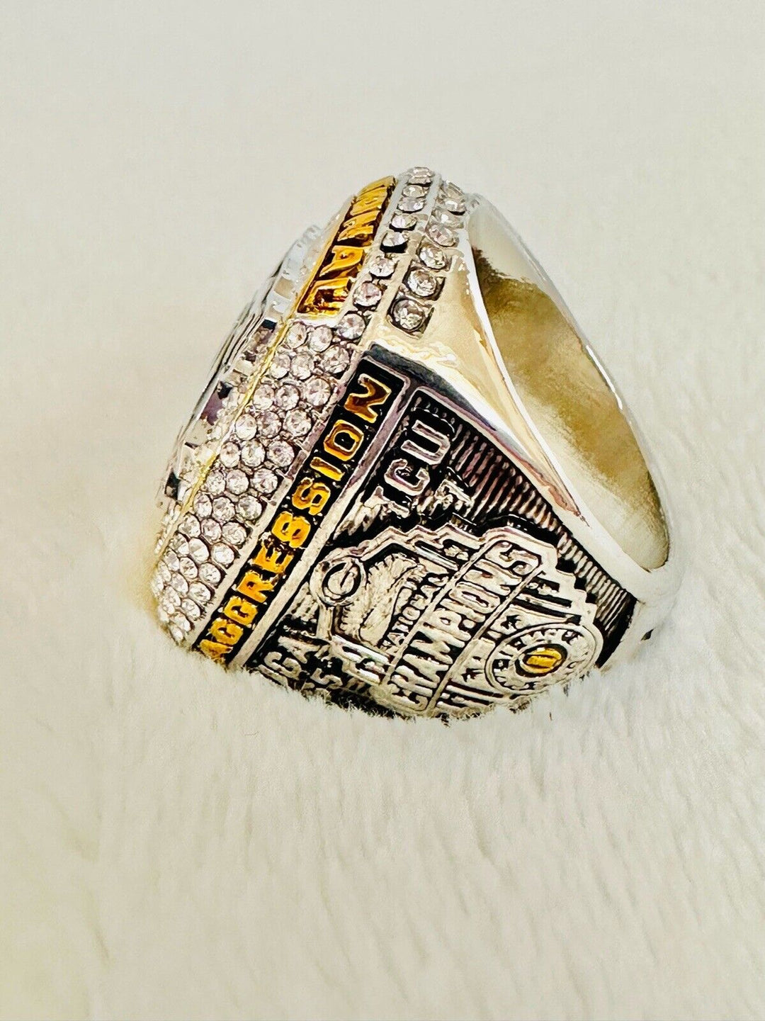 2023 Georgia Bulldogs National Championship Ring, 24K, US SHIP - EB Sports Champion's Cache