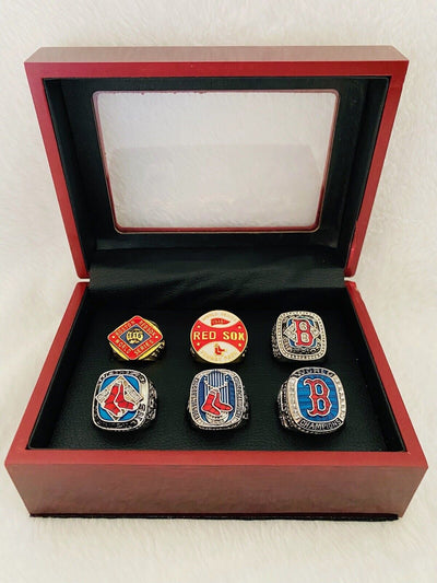 Red Sox World Series Championship Ring Set W Box,  SHIP LAST 6!! - EB Sports Champion's Cache