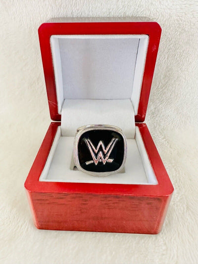 2018 Black WWE World Wrestling Hall Of Fame Championship Ring W Box,  SHIP - EB Sports Champion's Cache