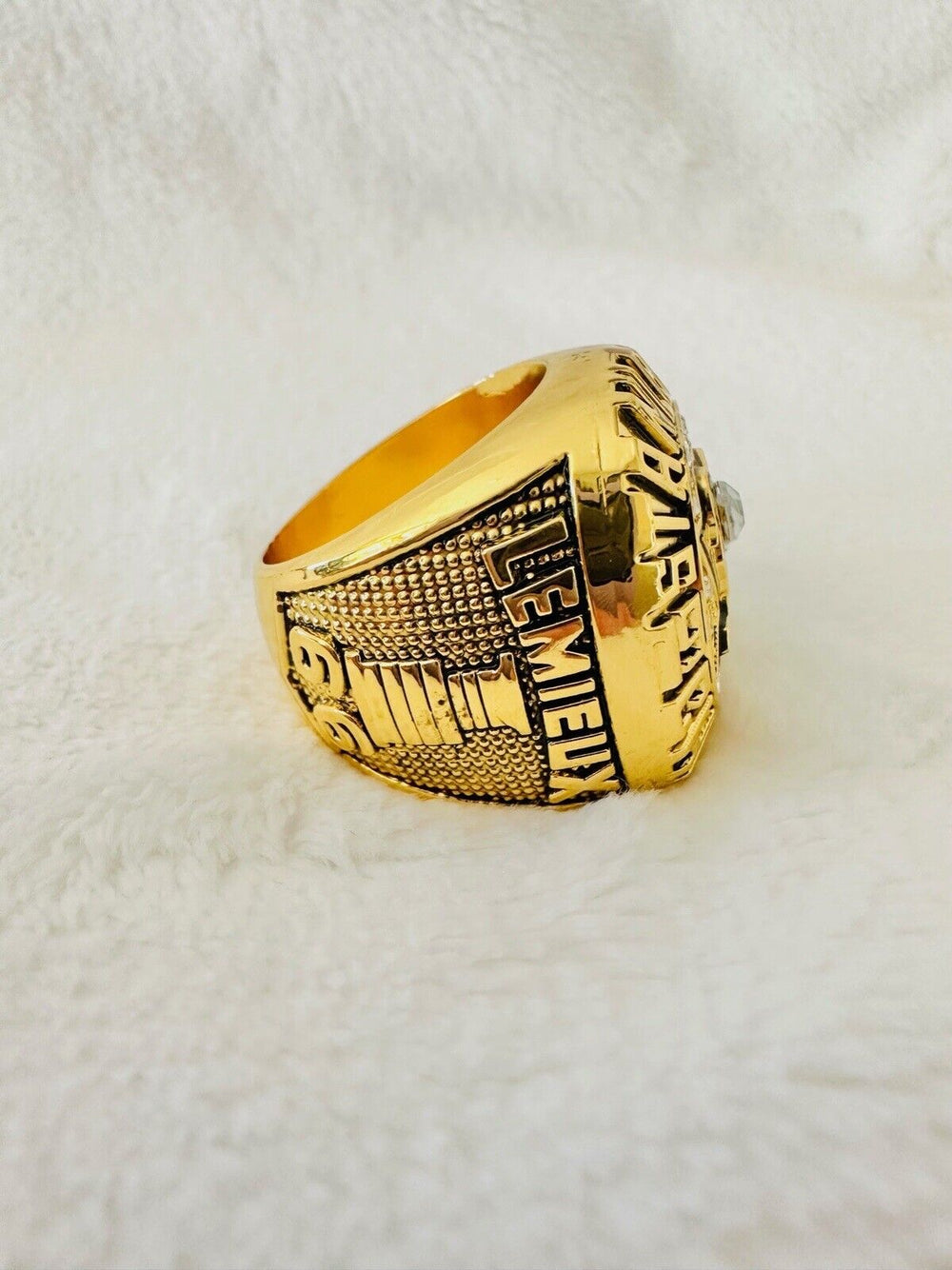 1991 Pittsburgh Penguins  Stanley Cup 18k GP Championship Ring,  SHIP - EB Sports Champion's Cache