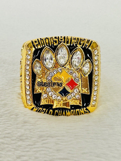 2005 Pittsburgh Steelers Ring - Super Bowl Championship Replica, USA SHIP - EB Sports Champion's Cache