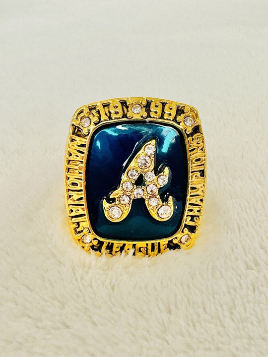 1999 Atlanta Braves National League Champion Ring W Box, US SHIP - EB Sports Champion's Cache