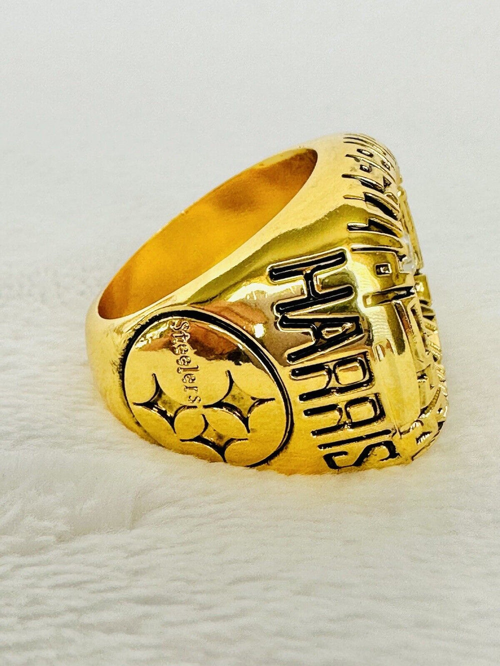 1975 Pittsburgh Steelers Ring - Super Bowl Championship Replica, USA SHIP - EB Sports Champion's Cache