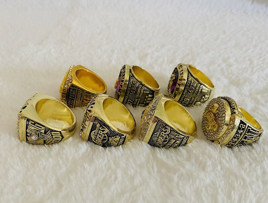 7 Pcs Los Angeles Lakers Kobe Bryant Ultimate Ring Collection Set, USA SHIP - EB Sports Champion's Cache