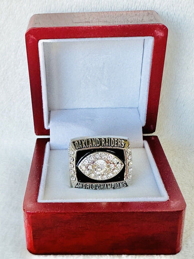 1976 Oakland Raiders Replica Championship Ring W Box, US SHIP - EB Sports Champion's Cache