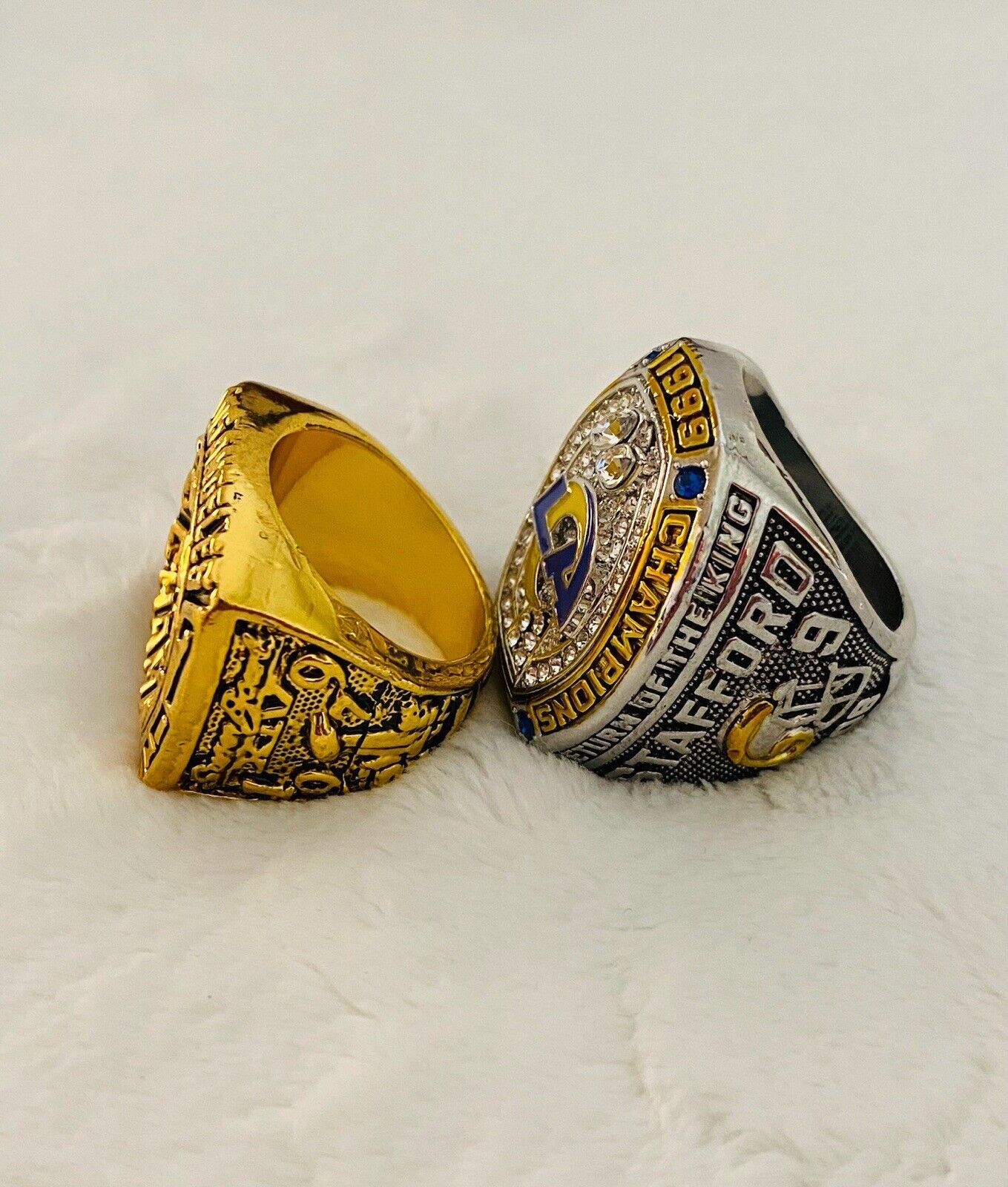 3 NFL Los Angeles Rams Super Bowl Rings Set – Championship Rings Store