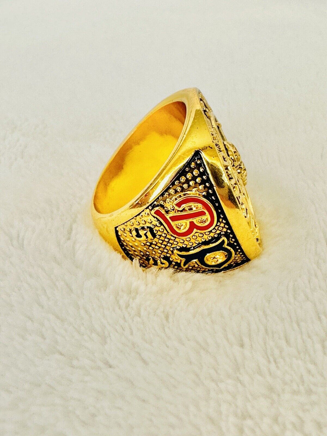 1903 Red Sox World Series 18k Gold Plated Championship Ring W Box,  SHIP - EB Sports Champion's Cache