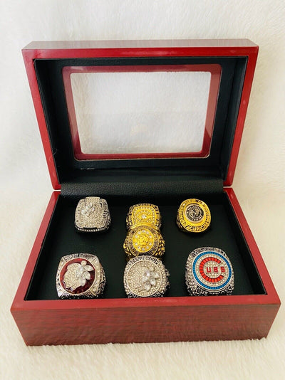 Chicago Ultimate Collection Championship Ring SET W Box,  Bears, Blackhawk - EB Sports Champion's Cache