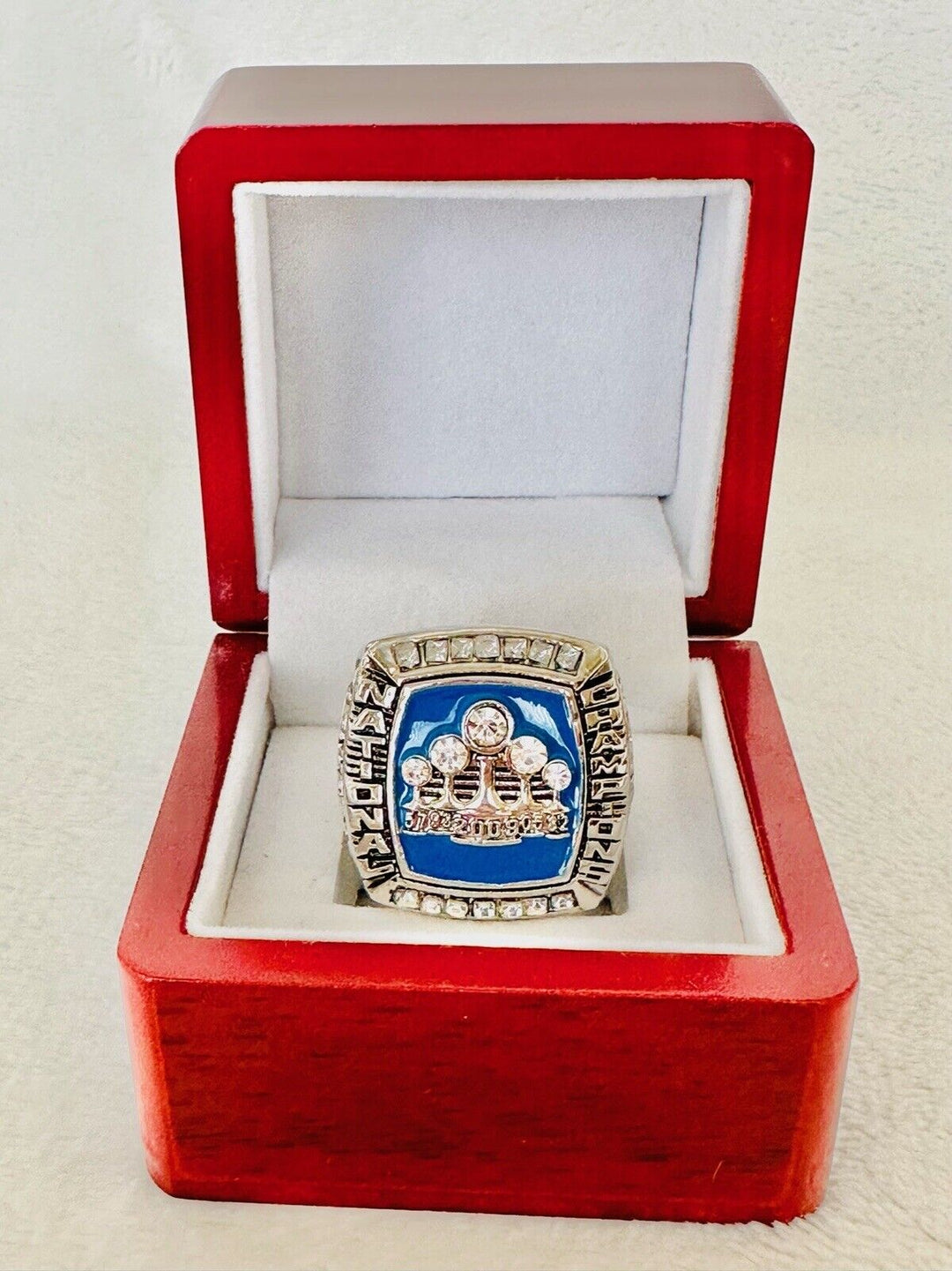 2009 North Carolina Tarheels NCAA SP Brass Championship Ring, US Ship - EB Sports Champion's Cache