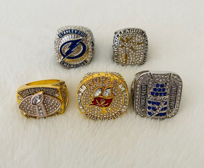 Tampa Bay Ultimate Ultimate Collection Championship Ring SET,  SHIP - EB Sports Champion's Cache