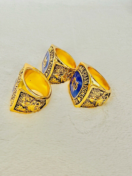 3 PCS Notre Dame Championship Display fan Ring Set US SHIP - EB Sports Champion's Cache