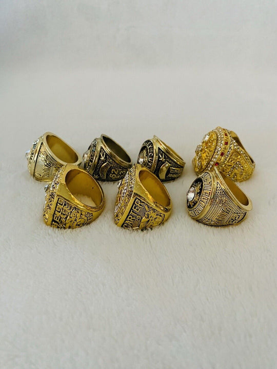 7 PCS Toronto Ultimate Championship Ring Set W Box,  SHIP NBA NHL MLB - EB Sports Champion's Cache