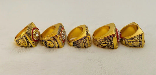 5 PCS Washington Redskins Championship Ring Complete SET W Box,  SHIP - EB Sports Champion's Cache