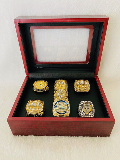 7 PCS San Francisco Ultimate Collection Championship Ring SET W Box,  SHIP - EB Sports Champion's Cache