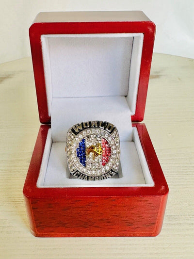 2018 France World Cup Championship Men's Replica Ring W Box,  SHIP Mbappe - EB Sports Champion's Cache