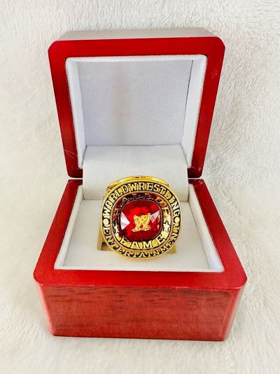 2008 WWE World Wrestling Hall Of Fame Championship Ring W Box,  SHIP - EB Sports Champion's Cache