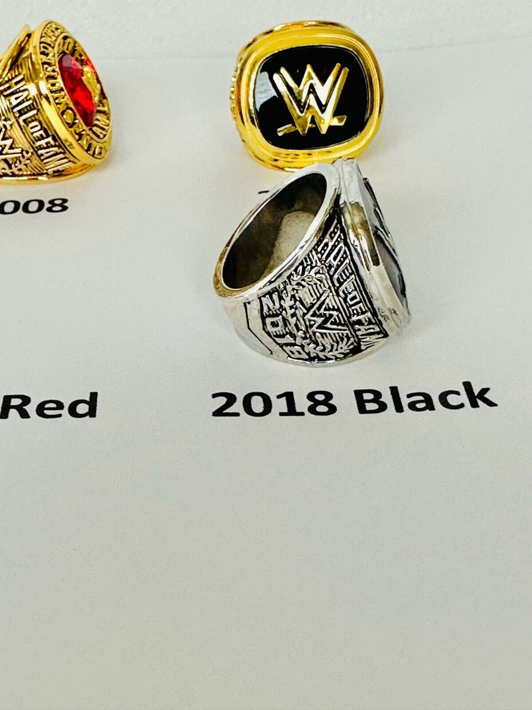 WWE World Wrestling Hall Of Fame Championship Ring, US SHIP  PICK YOUR RING!!!! - EB Sports Champion's Cache