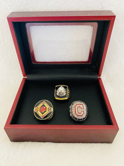 Cleveland Indians World Series Championship Ring Set W Box, US SHIP 1920/48/2015 - EB Sports Champion's Cache